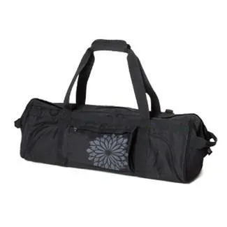 easyoga Premium Carry-all Canvas Yoga Bag- Dots - L1 Black