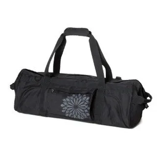 easyoga Premium Carry-all Canvas Yoga Bag- Dots - L1 Black