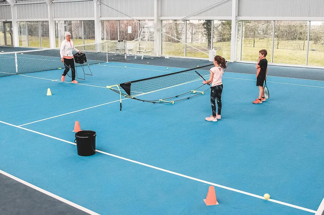 FILET DE TENNIS 5 MÈTRES SPEED RÉGLABLE EN HAUTEUR ET PLIABLE