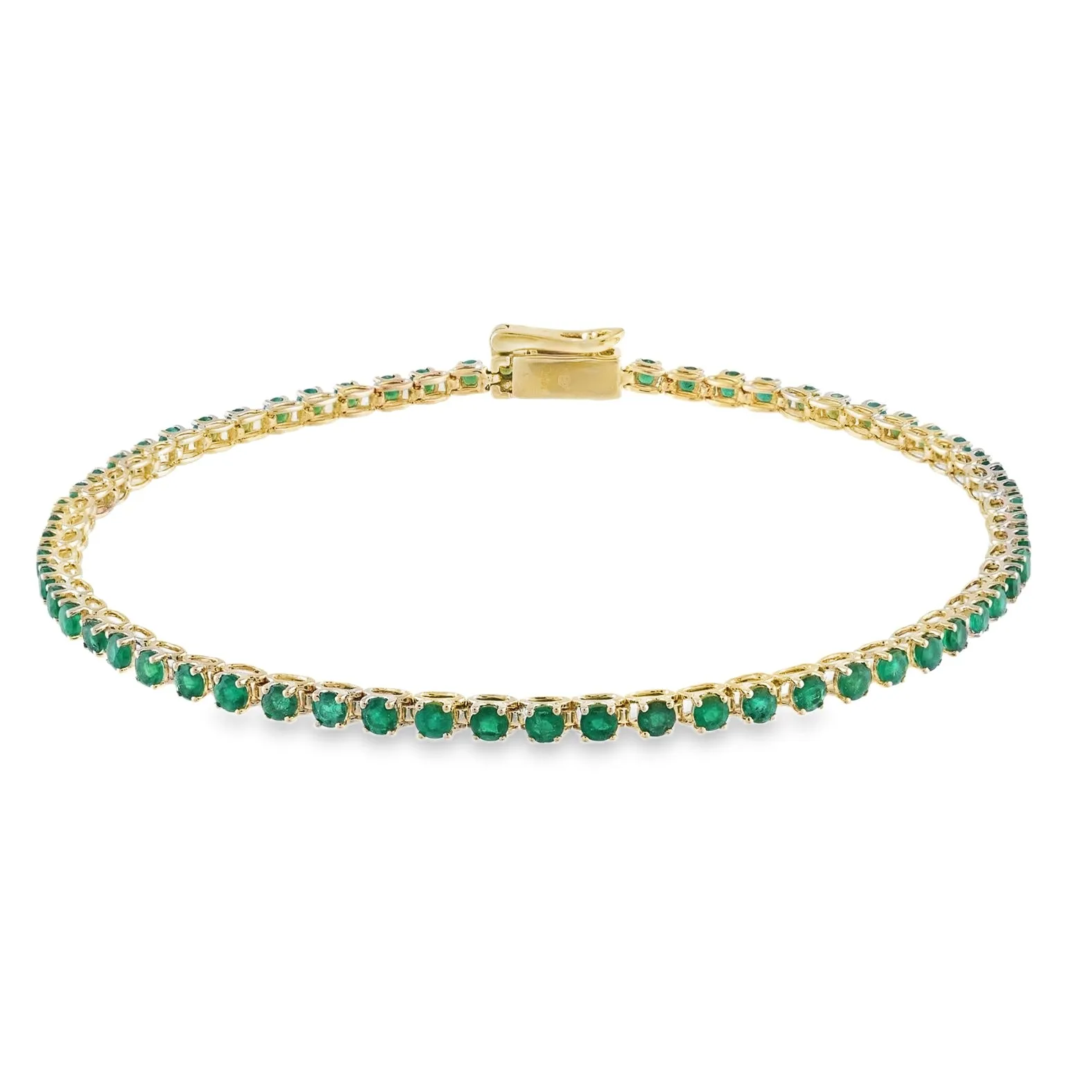 Fine Color Stone Tennis Bracelet
