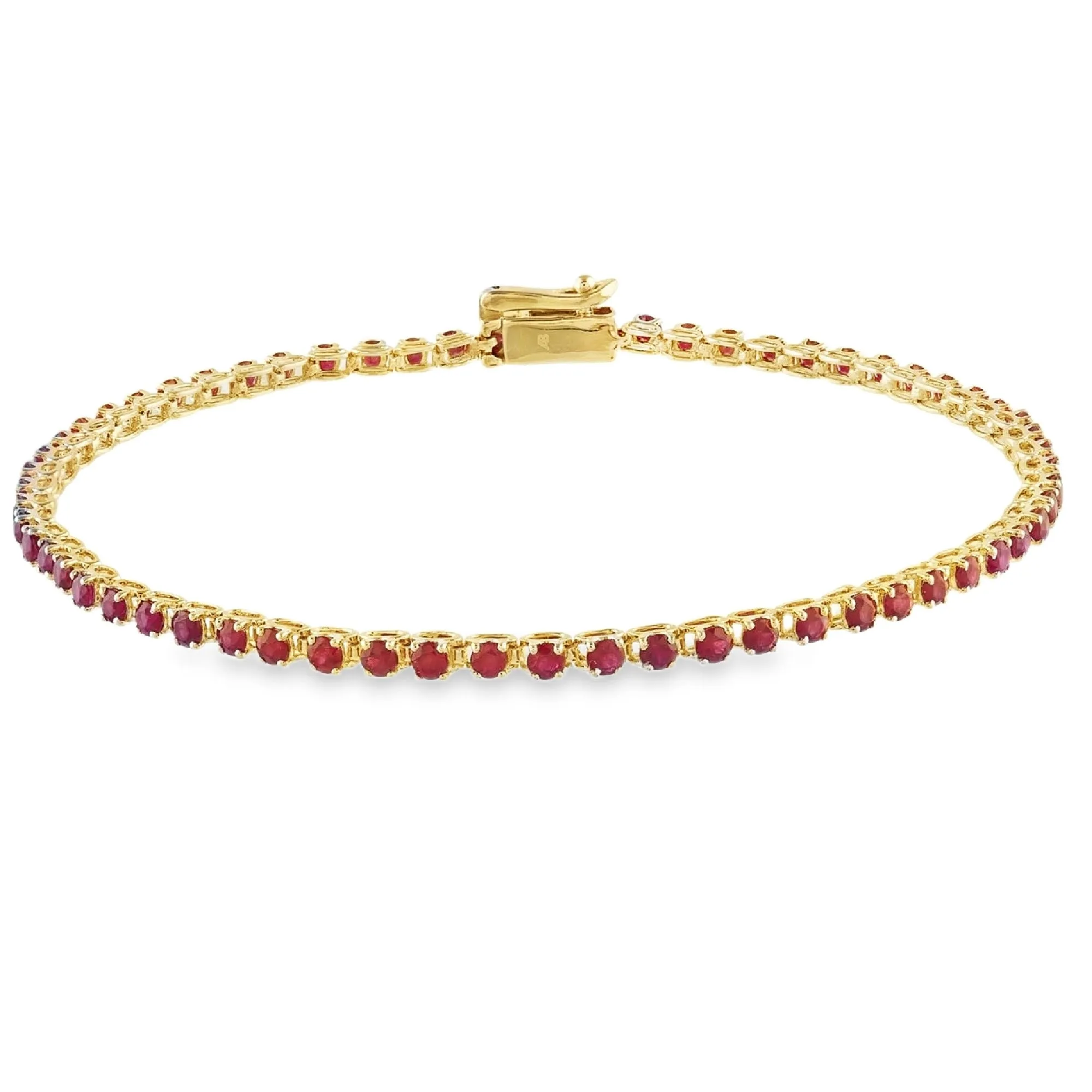 Fine Color Stone Tennis Bracelet