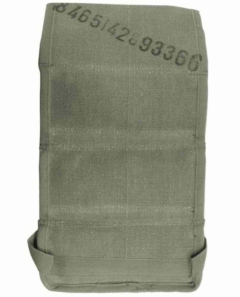 French Canvas Triple Grenade Pouch