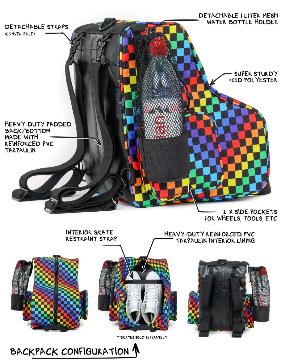 Fydelity Skate Bag - Laser Silver  -