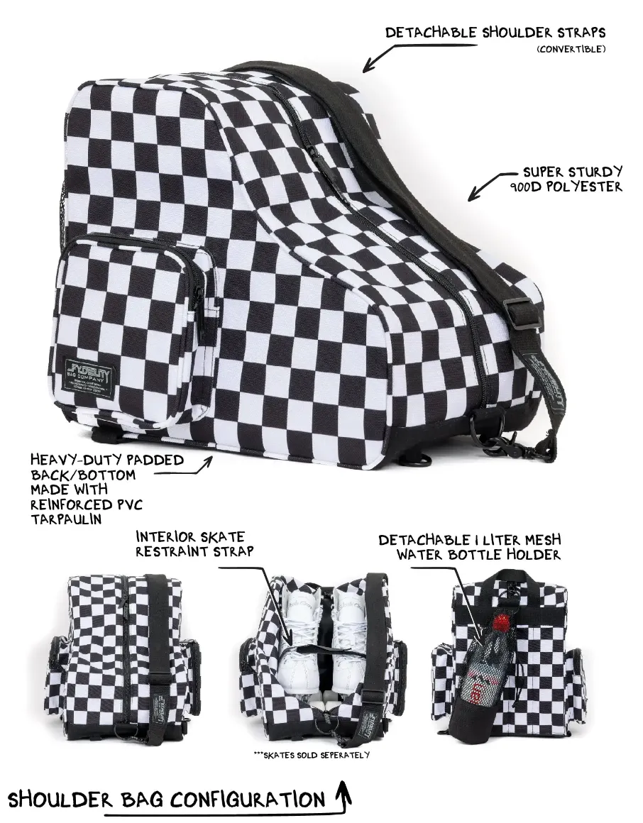 Fydelity Skate Bag - Laser Silver  -