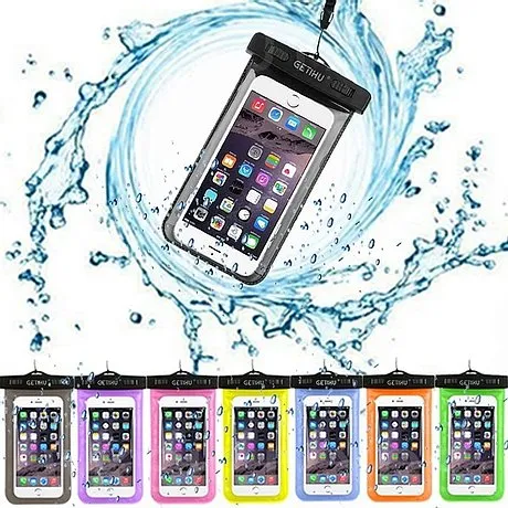 GETIHU Waterproof Cellular Phone Case Pouch for easy disinfection and protection of your phone, documents, keys, etc.