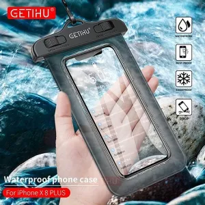 GETIHU Waterproof Cellular Phone Case Pouch for easy disinfection and protection of your phone, documents, keys, etc.