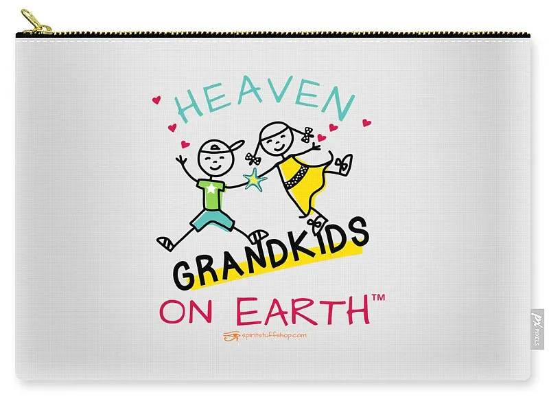 Grandkids Heaven on Earth - Carry-All Pouch