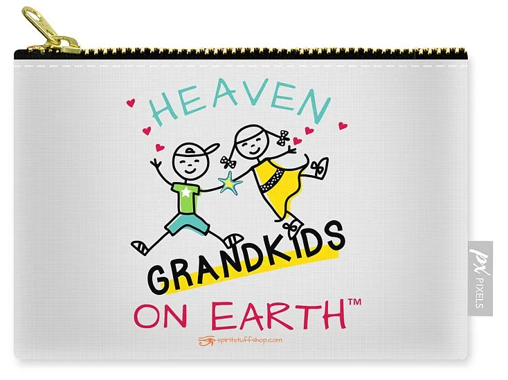 Grandkids Heaven on Earth - Carry-All Pouch