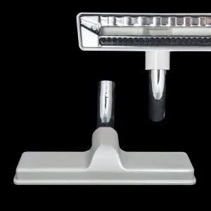 Grey Hoover Rug Tool - 11 1/4" Metal Base With Nylon Brush Strip