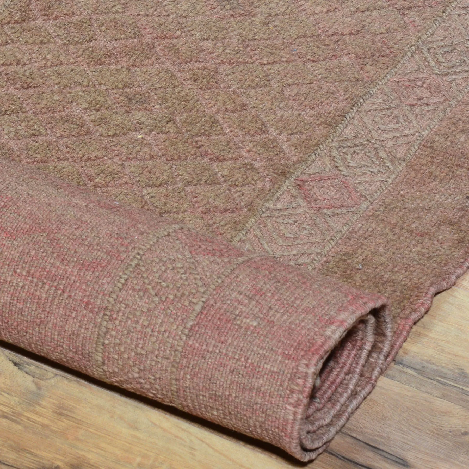 Hand-Knotted And Soumak Afghan Mashwani Tribal Rug (Size 2.0 X 8.0) Cwrsf-1935