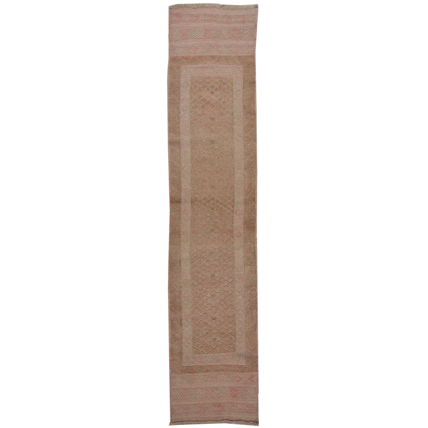 Hand-Knotted And Soumak Afghan Mashwani Tribal Rug (Size 2.0 X 8.0) Cwrsf-1935