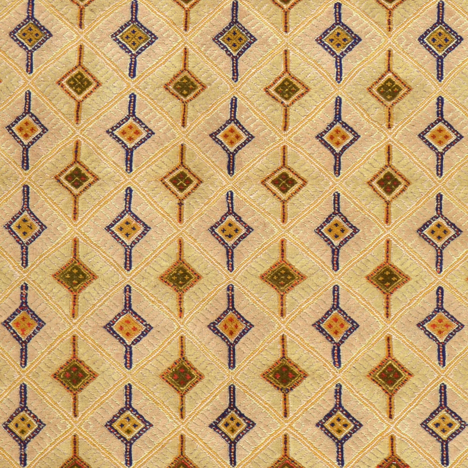 Hand-Knotted And Soumak Afghan Tribal Wool Rug (Size 4.11 X 5.11) Brral-3261