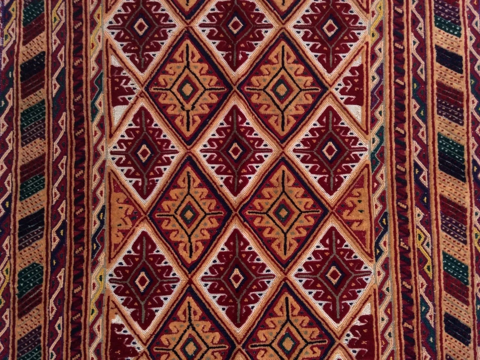 Hand-Knotted And Soumak Handmade Tribal Afghan Wool Mashwani Rug (Size 3.3 X 5.0) Brrsf-897