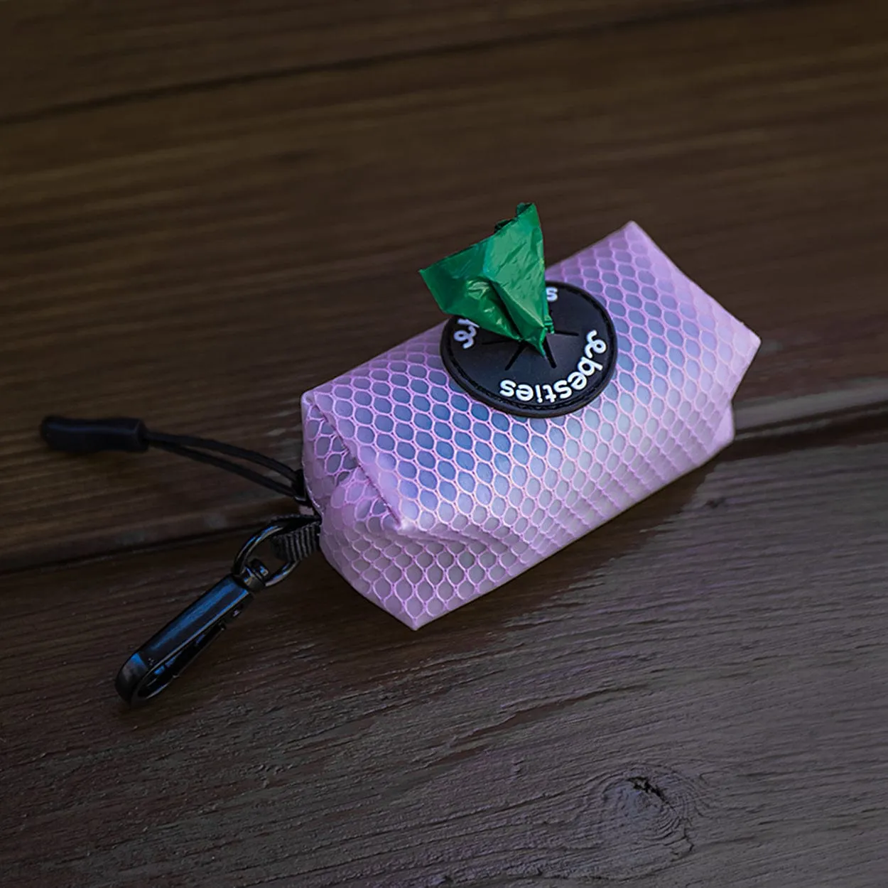 Heather Purple Leash Bag