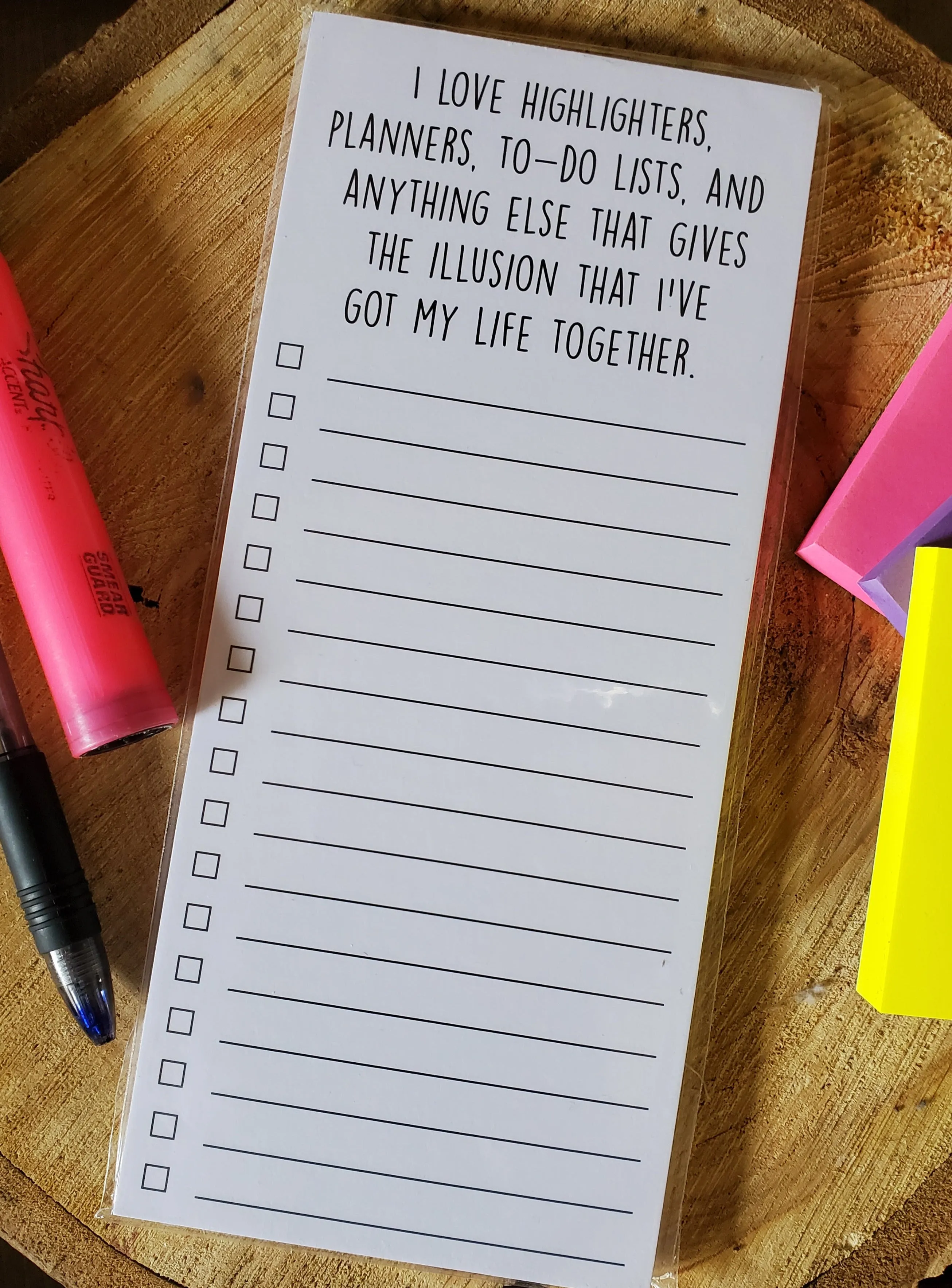 Highlighters Notepad