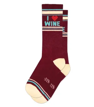 I ❤️ WINE Socks by  Poodle