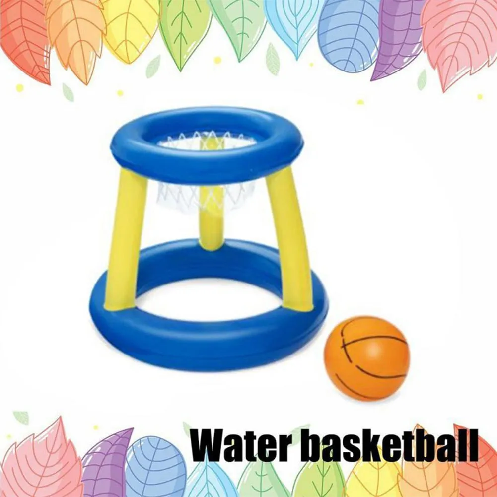 Inflatable Swimming Pool Basketball Hoop Game Set