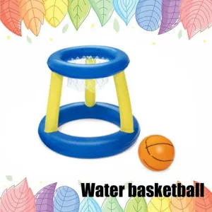 Inflatable Swimming Pool Basketball Hoop Game Set