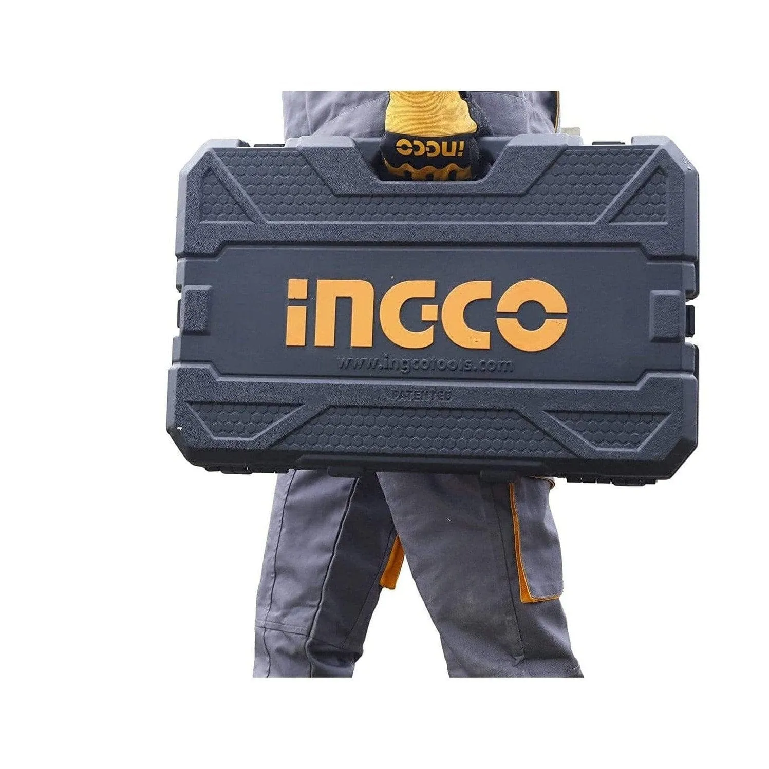 Ingco 142 Pieces Combination Tool Set with Sockets, Ratchets, and Wrenches - HKTHP21421