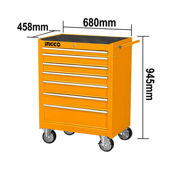 Ingco 7-Drawers Roller Cabinet - HDTC02071P