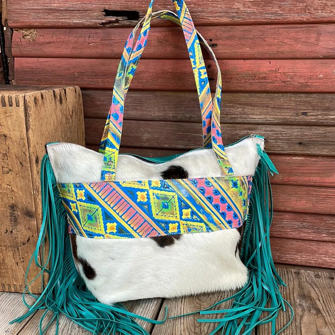 June - Tricolor w/ Neon Trip Navajo