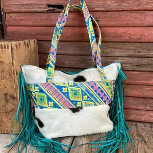 June - Tricolor w/ Neon Trip Navajo