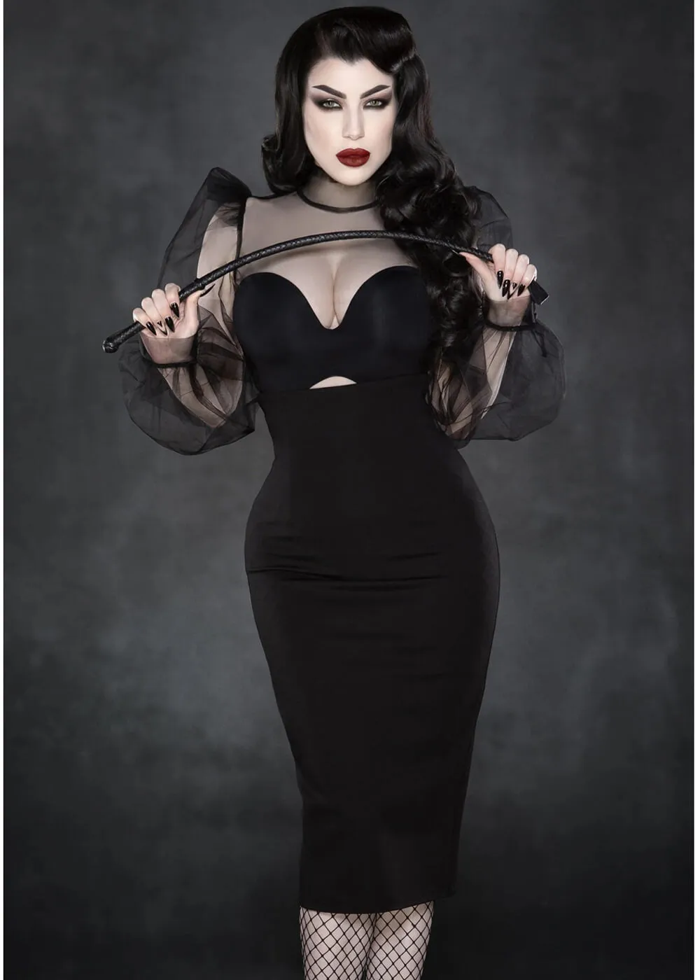 Katakomb Madame Pencil Skirt Black