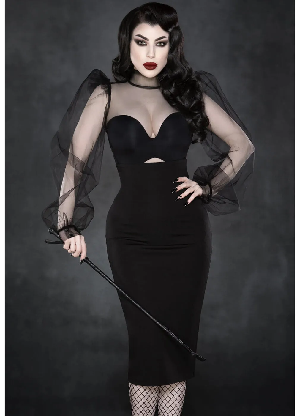 Katakomb Madame Pencil Skirt Black