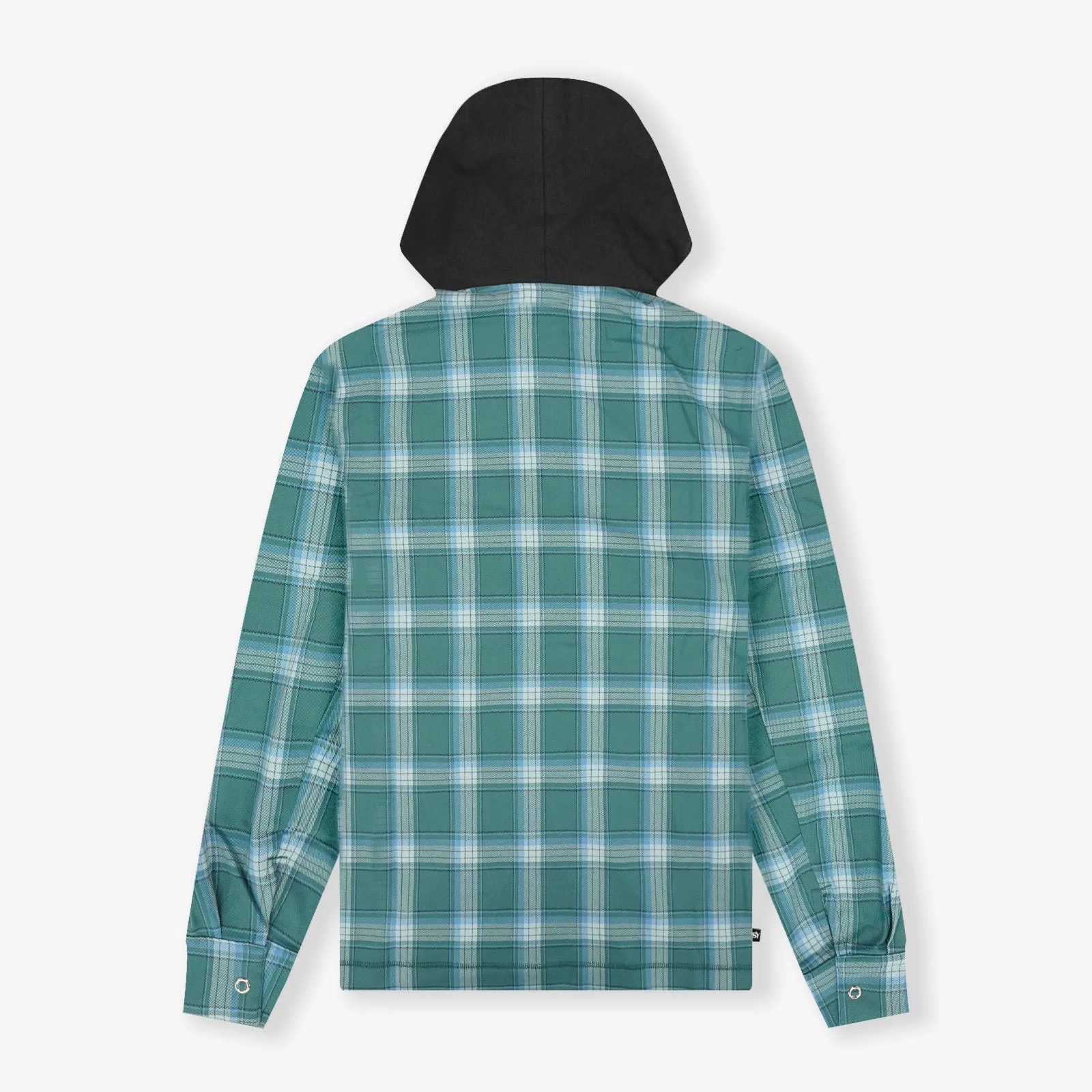 KD Hooded Basketball Flannel Jacket - Teal