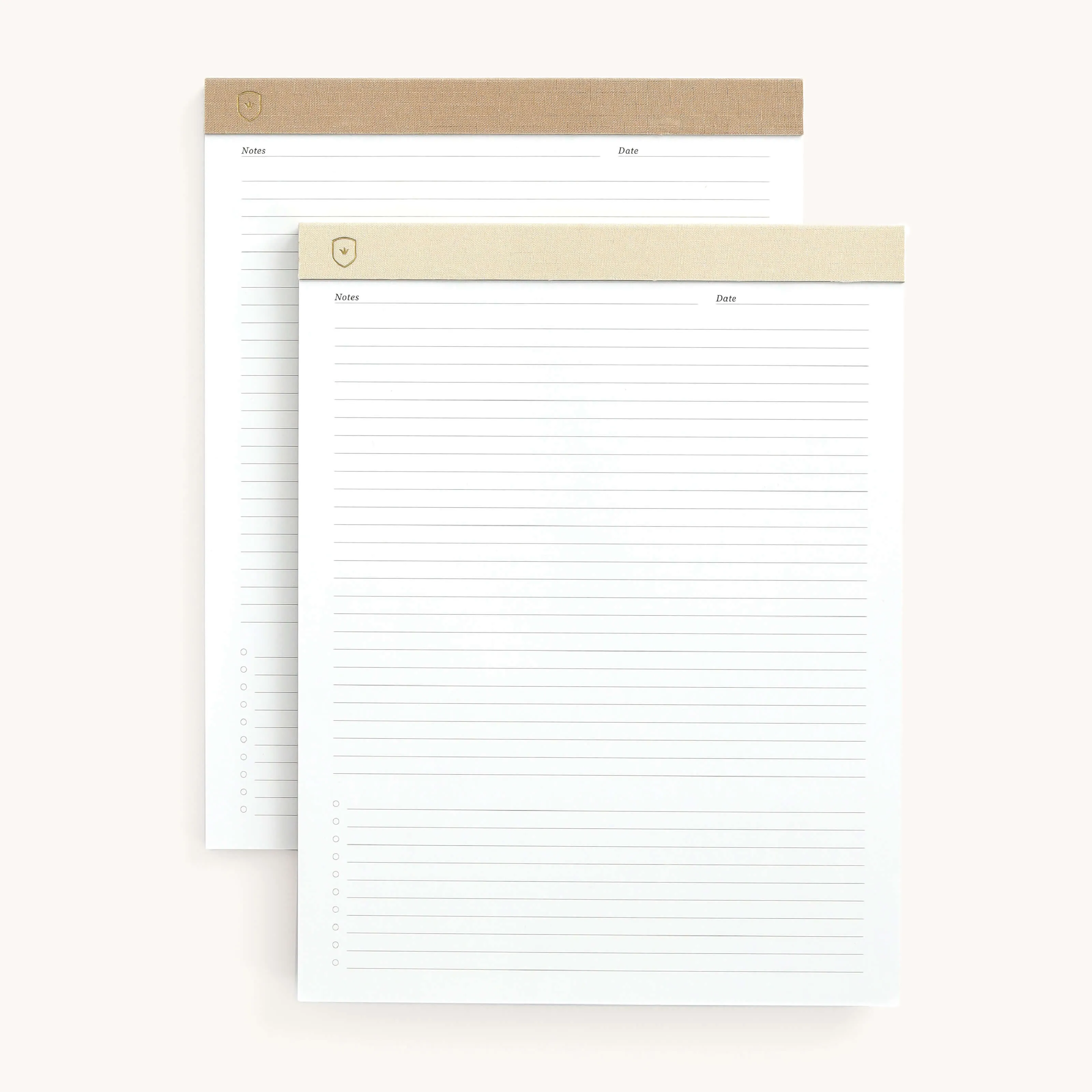 Legal Pad Set - Ivory & Fawn Dapperdesk