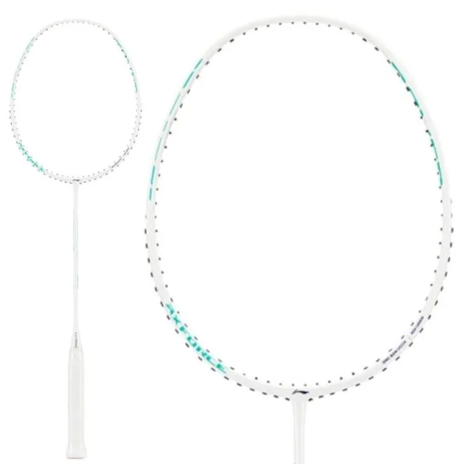 Li-Ning Axforce 10 4U Badminton Racket - Pearl White