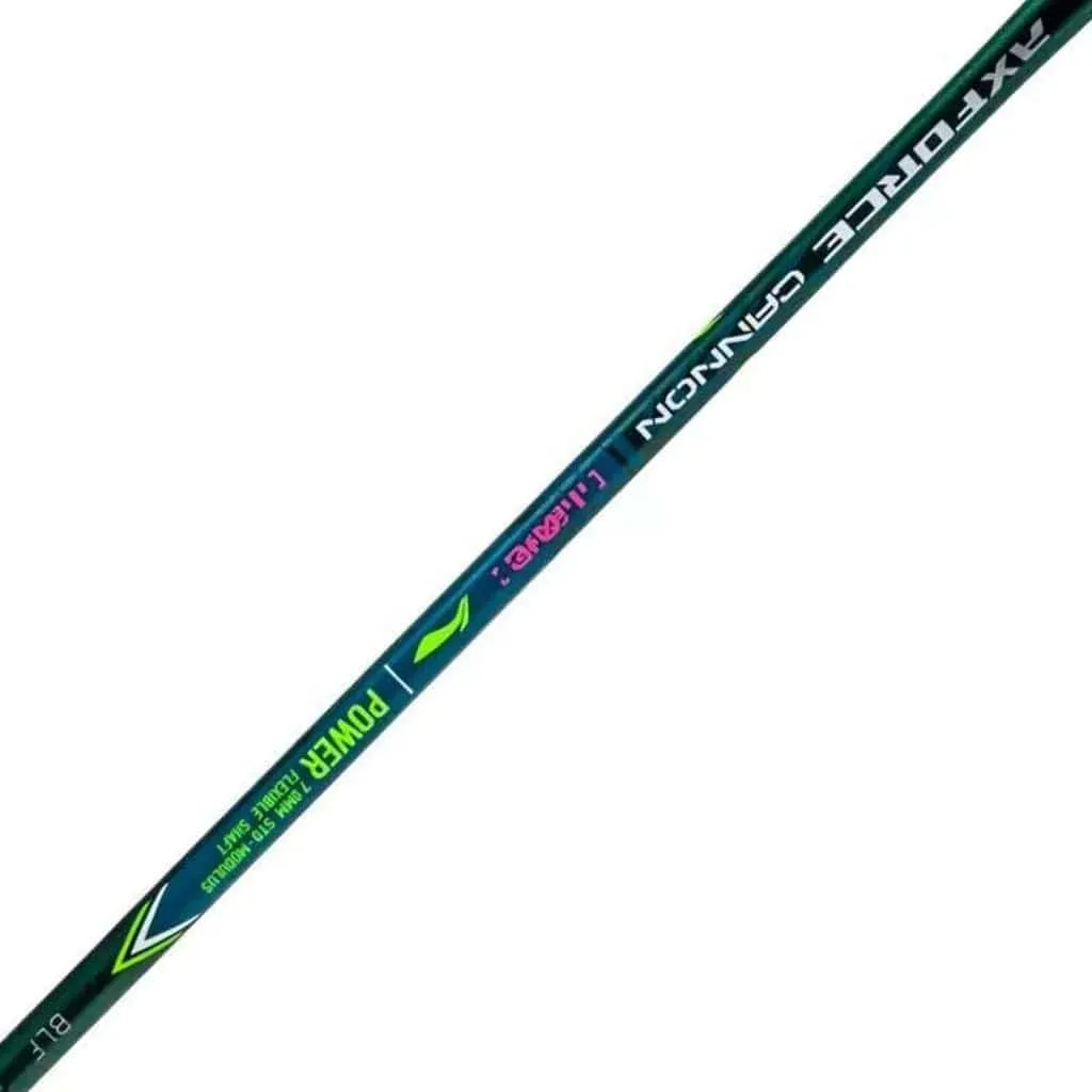 Li-Ning Axforce Cannon Badminton Racket - Black / Green