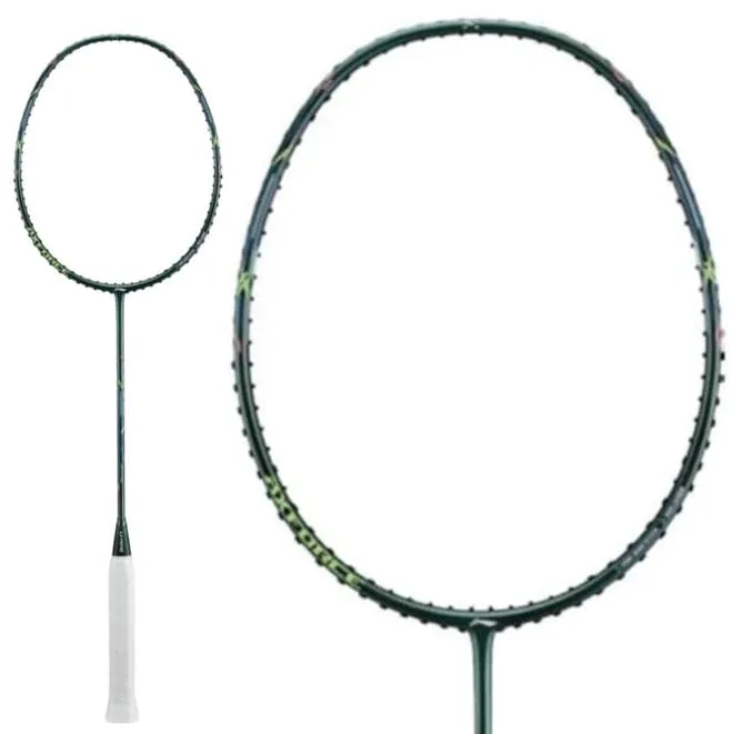 Li-Ning Axforce Cannon Badminton Racket - Black / Green
