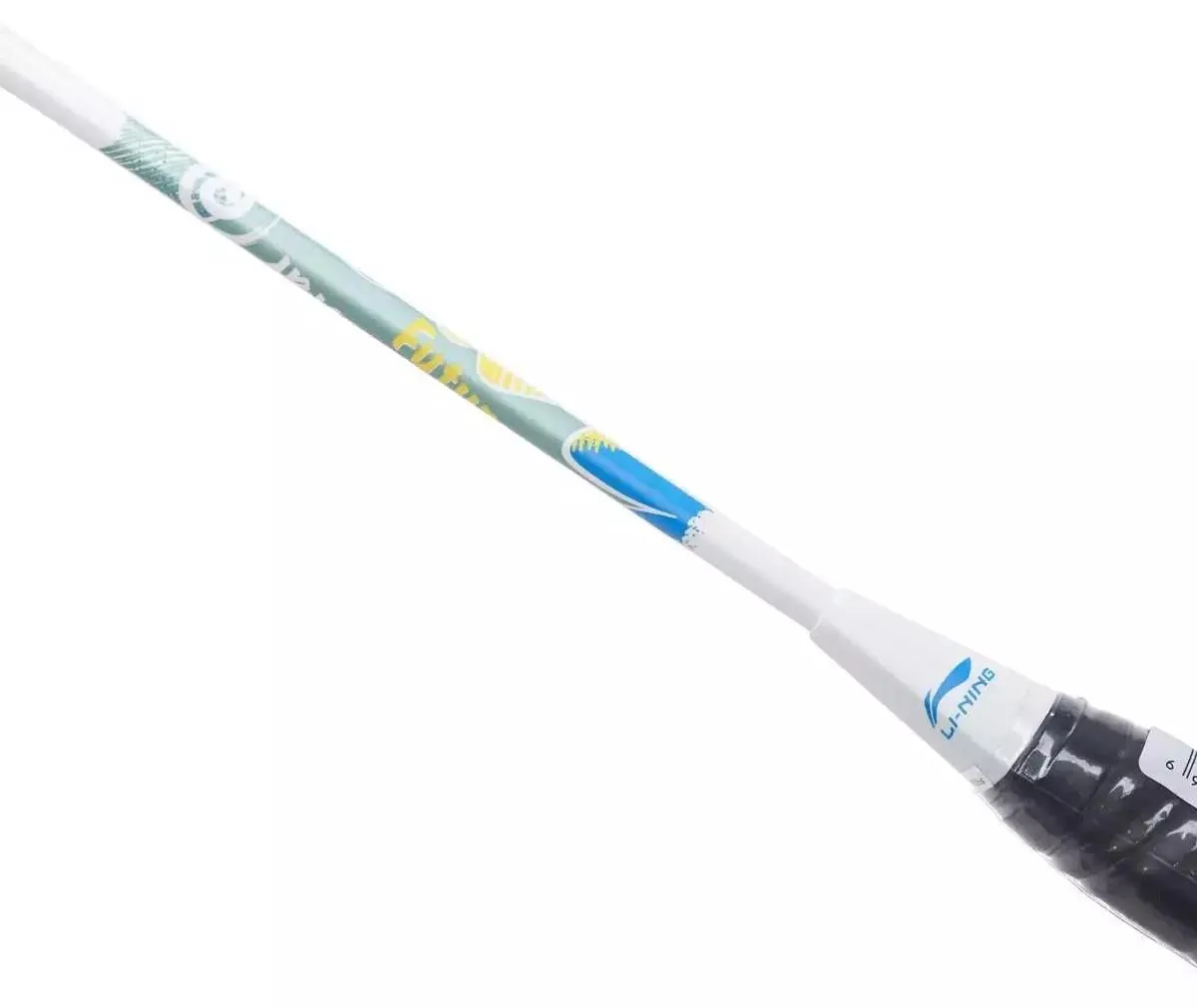Li-Ning Axforce Kids Play Junior Badminton Racket - Pearl White