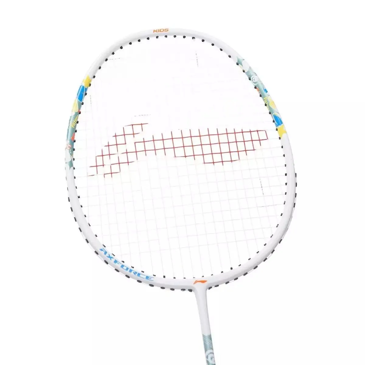 Li-Ning Axforce Kids Play Junior Badminton Racket - Pearl White