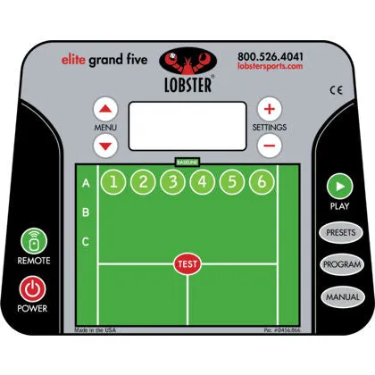 Lobster Elite Grand V Limited Edition Tennis Ball Machine