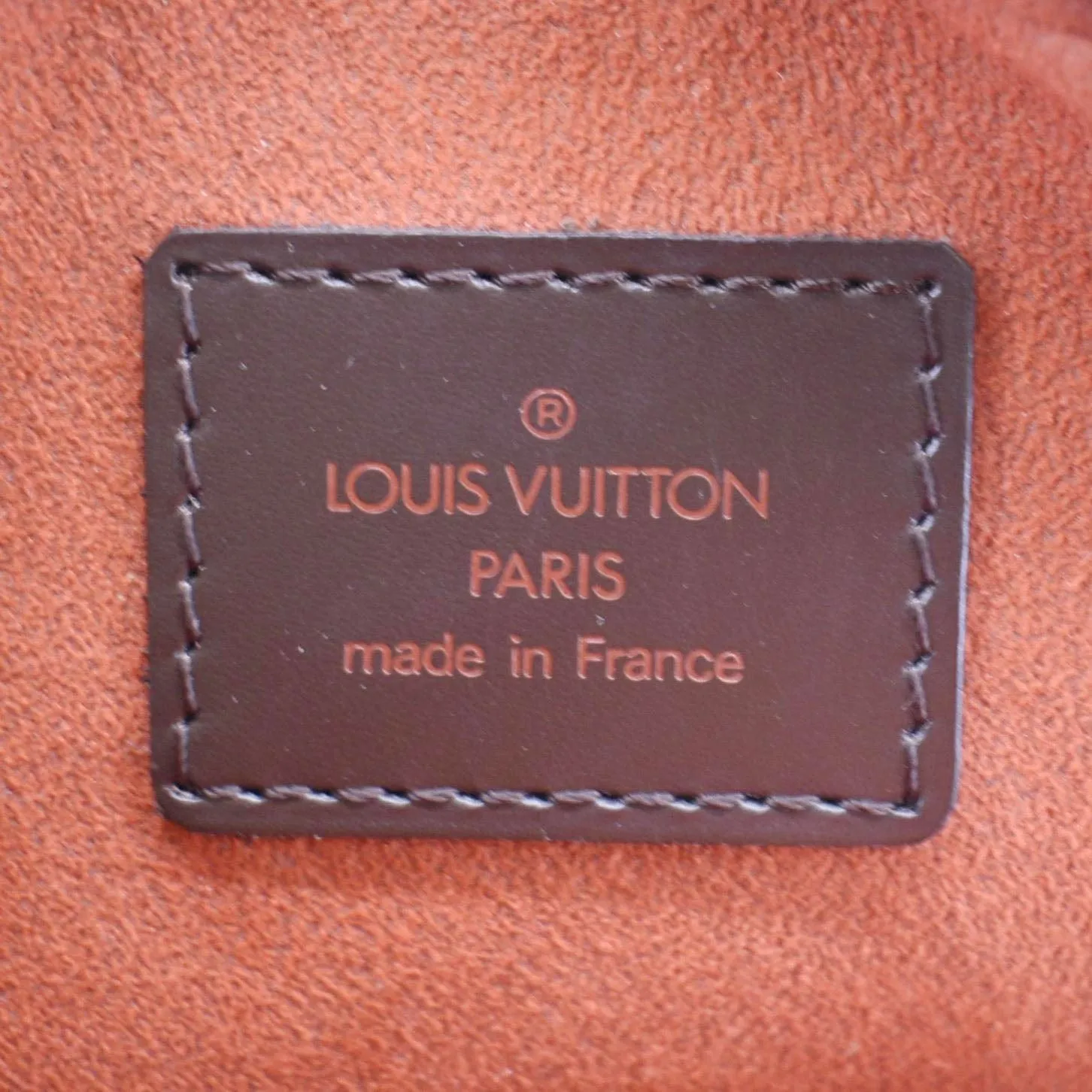 LOUIS VUITTON Ipanema GM Damier Ebene Crossbody Bag Brown