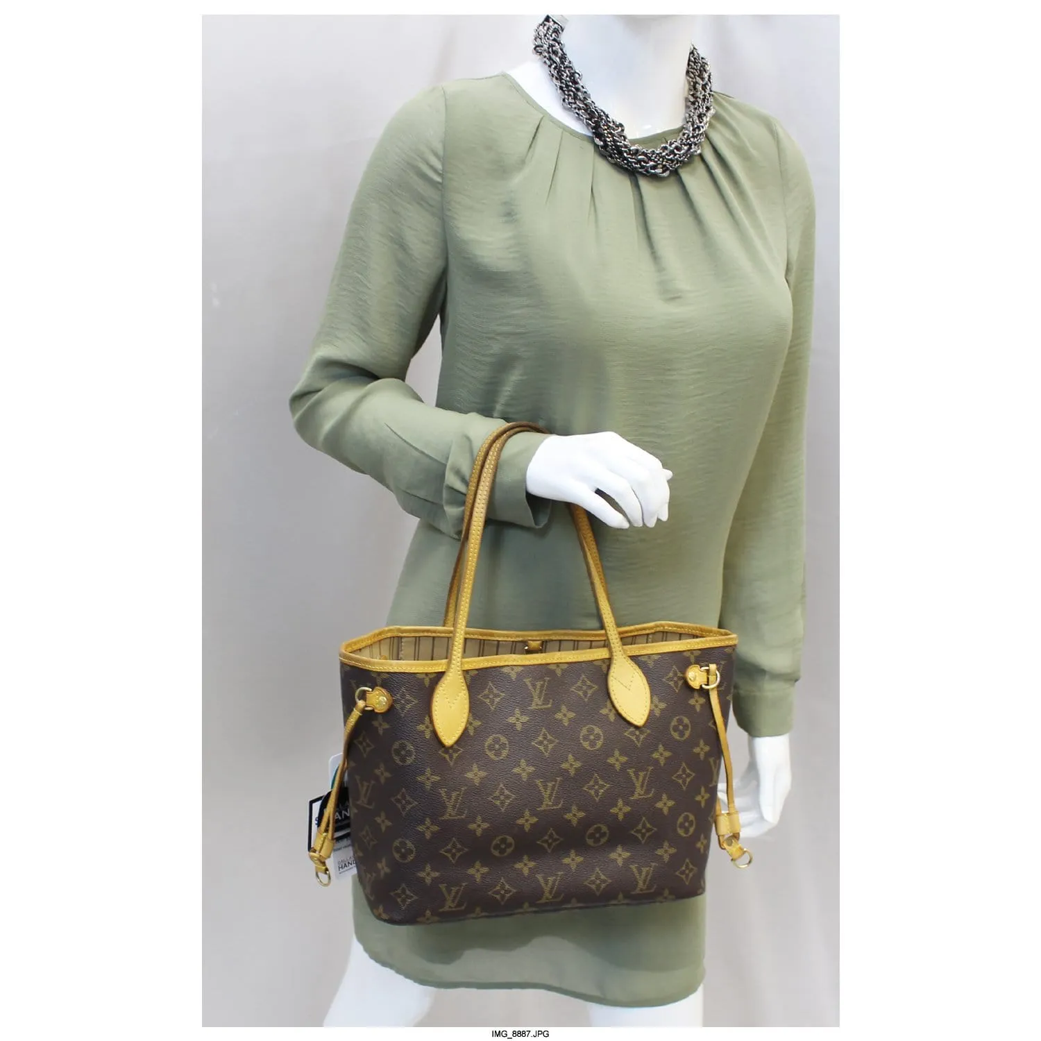 LOUIS VUITTON Monogram Canvas Neverfull PM Tote Shoulder Bag