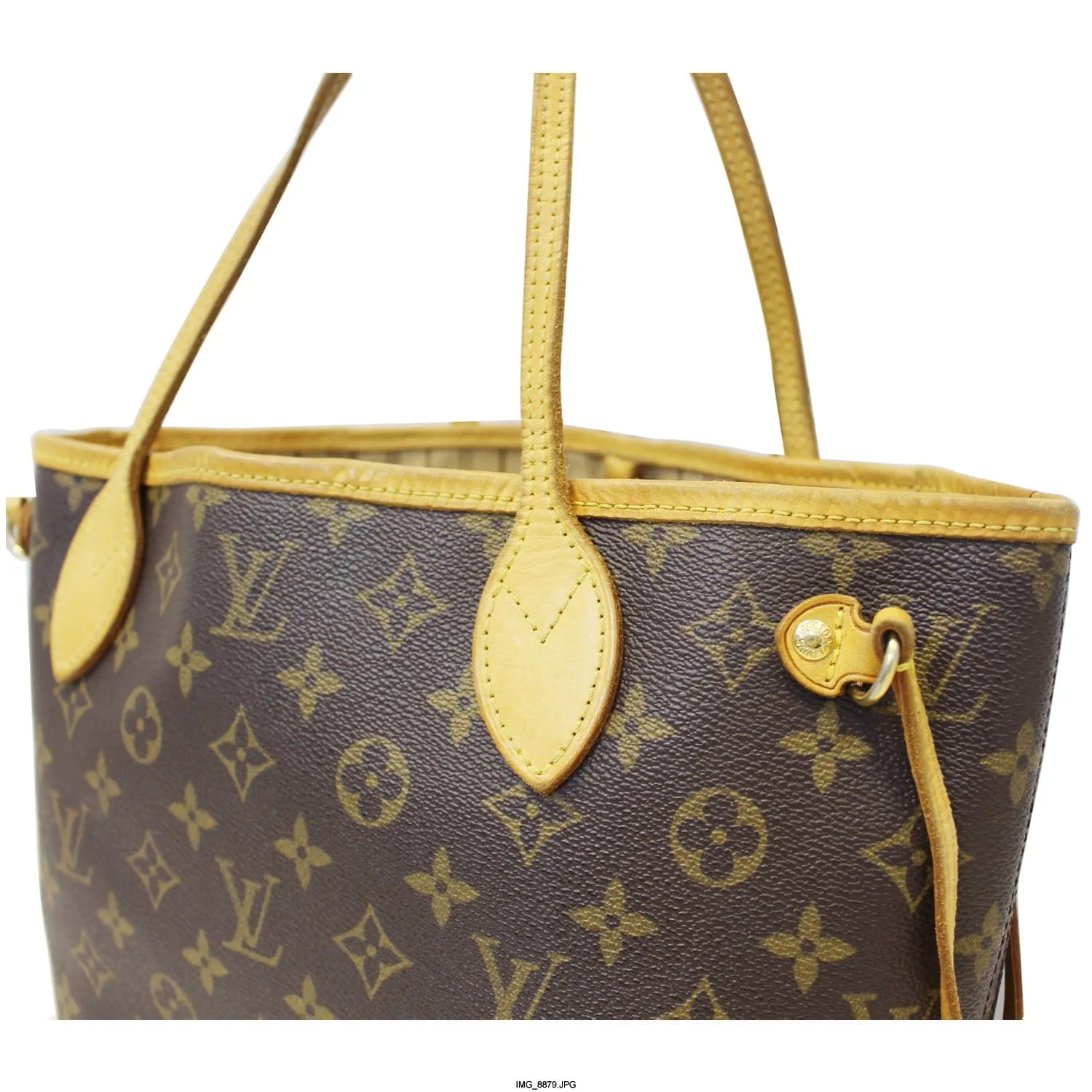 LOUIS VUITTON Monogram Canvas Neverfull PM Tote Shoulder Bag
