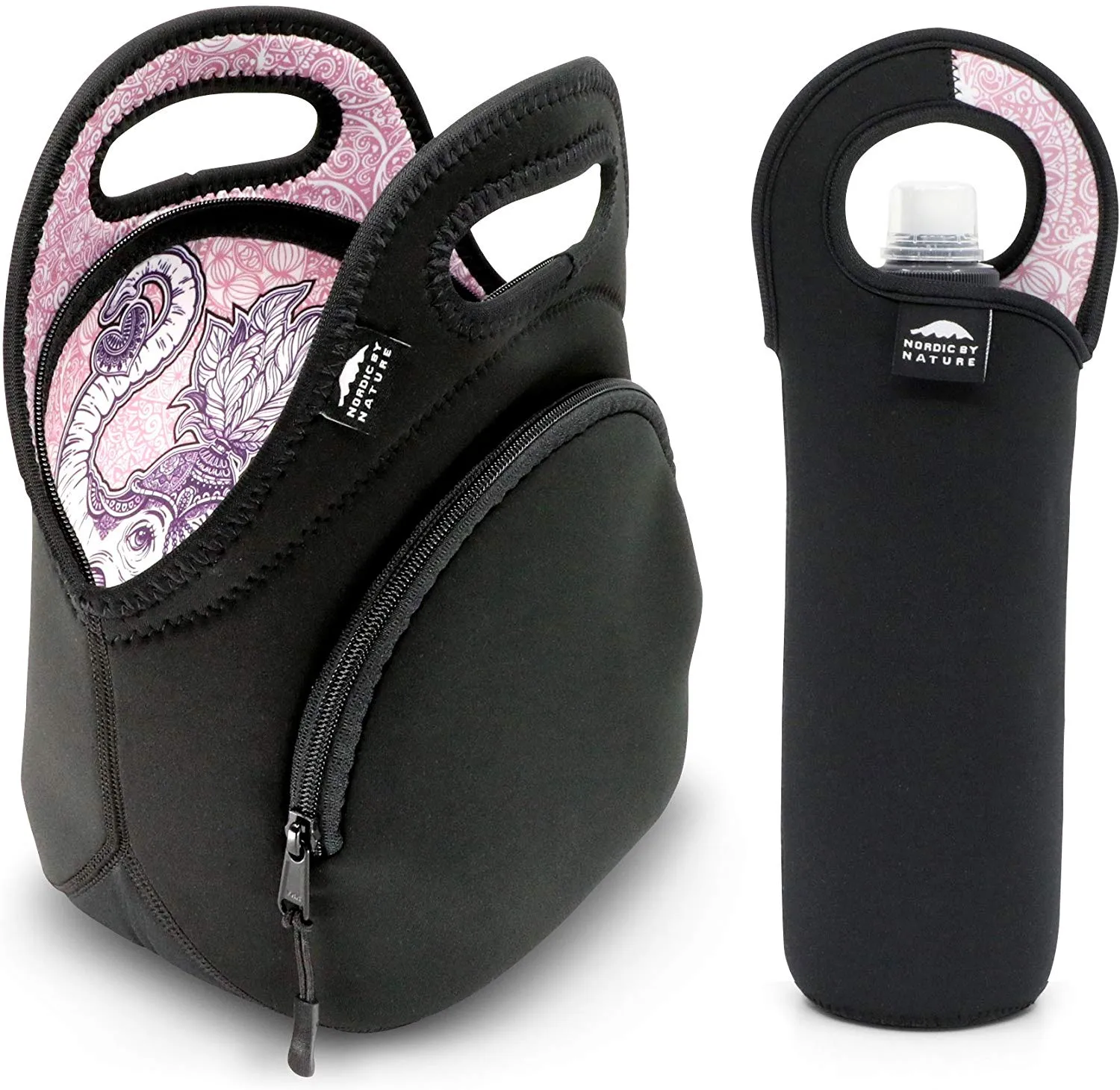 LUNCH BAG SET 12" ELEPHANT