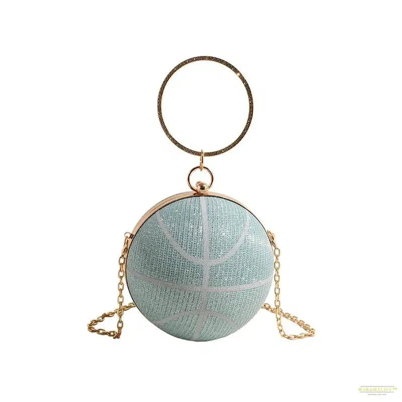 Luxury Diamond Basketball Clutch Bag - Unique, Trendy & Unusual