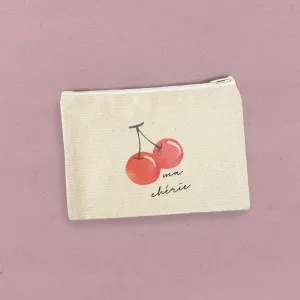 Ma Cherie - Valentine's Canvas Zipper Pouch