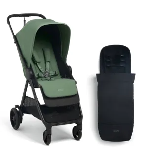 Mamas & Papas Libro Stroller & Footmuff Bundle - Bay Green