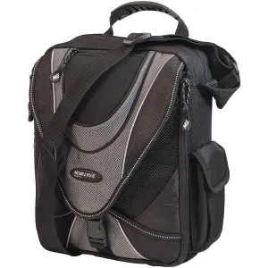 Mobile Edge MEMMS2 Mini Messenger Bag (Black/Silver)