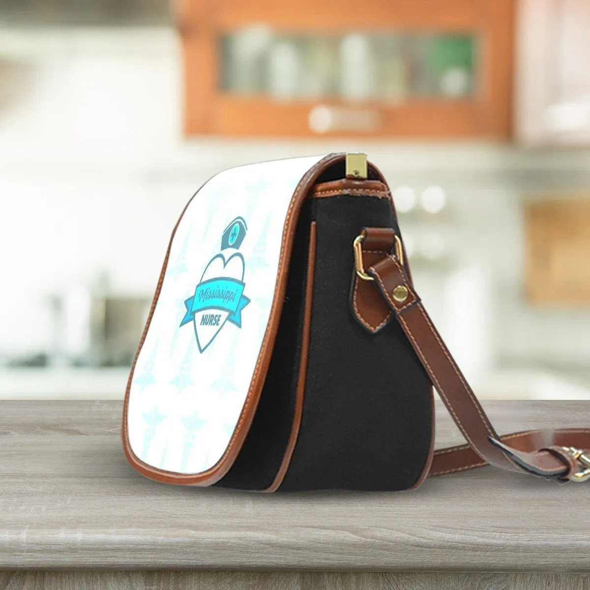 MS Nurse Blue Saddle Bag