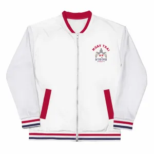 Muay Thai "Till I Die" Bomber Jacket (White)