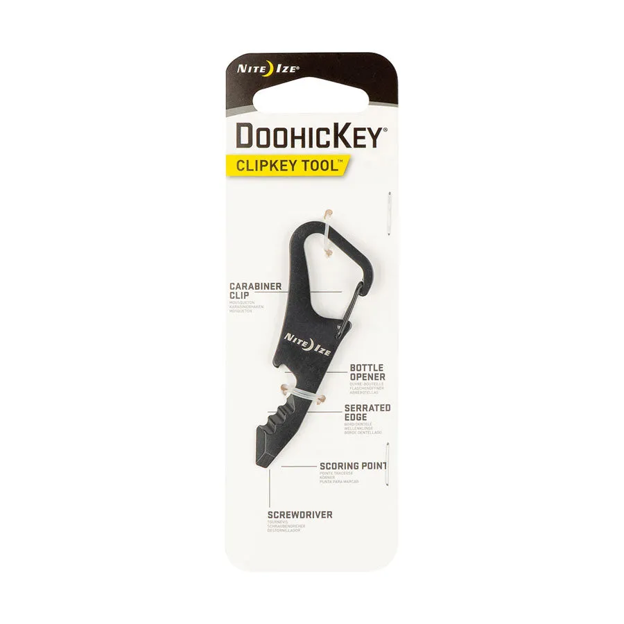Nite-Ize DoohicKey ClipKey Key Tool Black