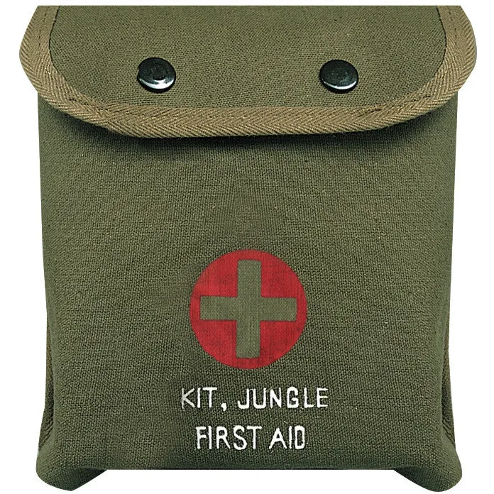 Olive Drab - M-1 Jungle First Aid Kit with Contents