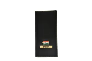 Personalized Travel Organizer Vegan Leather - Black