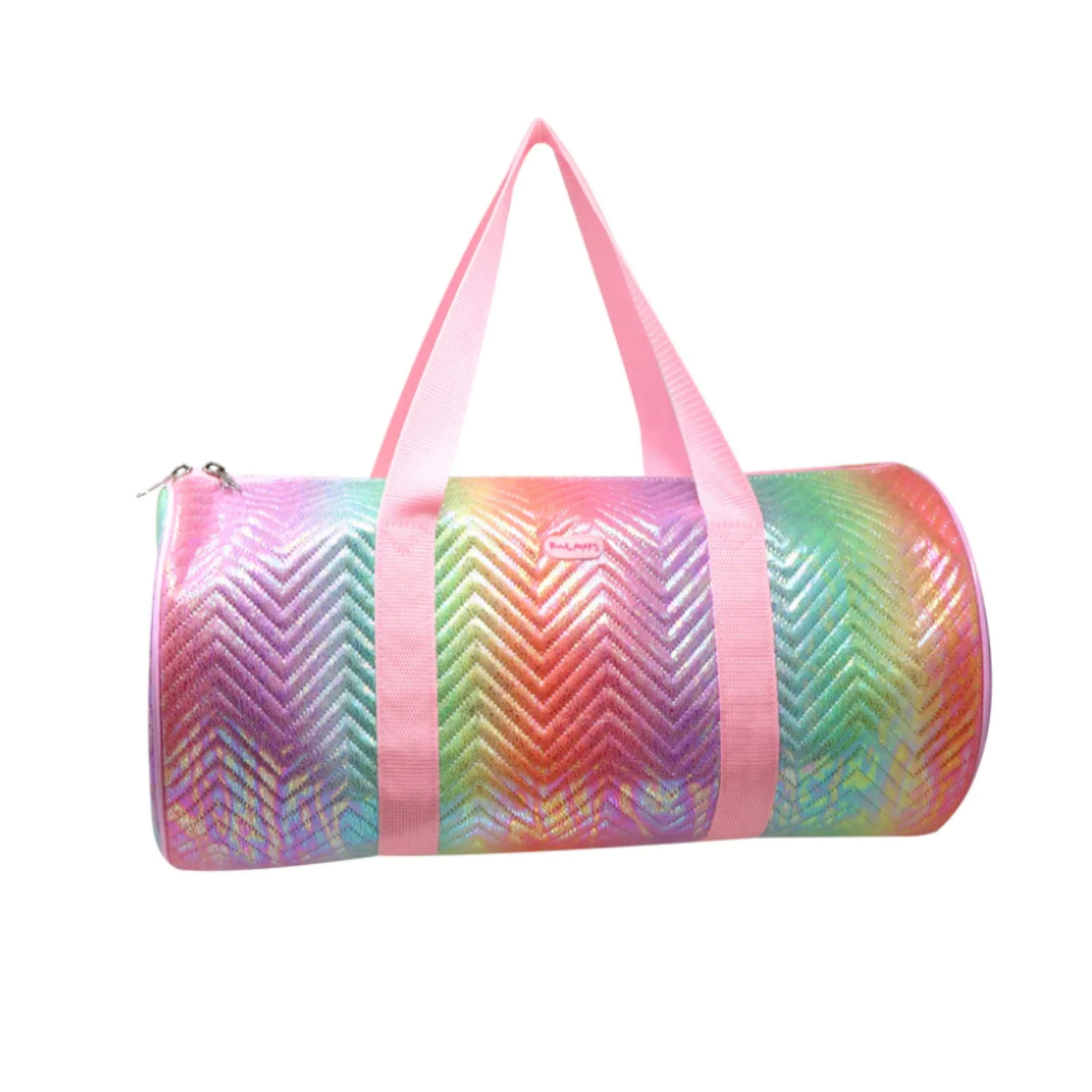 Pink Poppy Unicorn Dreamer Quilted Rainbow Duffle Bag